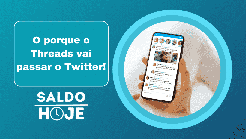 O porque o Threads vai passar o Twitter!